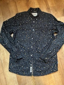 Carhartt WIP Slim Leopard Print Button Down Shirt - M - Picture 1 of 10