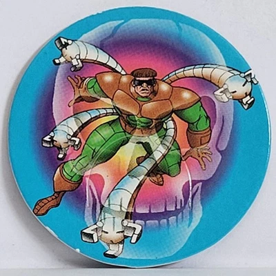Vintage Pog * 1994 Marvel Spider-Man skull caps SSM * #11 - Image 1 of 2