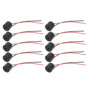 Trigger Sensitive Motor 10Pcs Buzzer Active Piezo Electronic Wired Connector - Picture 1 of 13