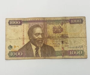 2010 Kenyan 1000 shillings note - Picture 1 of 2