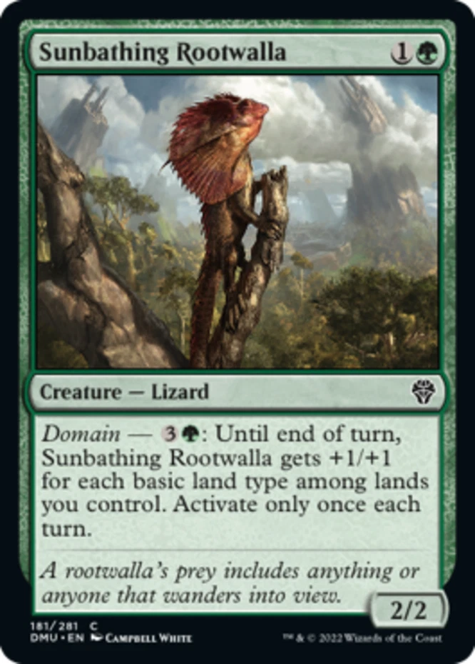 x1 Sunbathing Rootwalla - Dominaria United - NM - MTG - Image 1 of 1