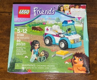 Lego Friends 41086 Ambulancia Veterinaria, 89 Piezas - Nueva Caja Sellada, Retirada Foto 1 de 2