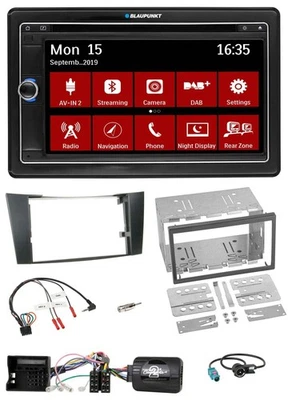 Blaupunkt Lenkrad DAB TMC 2DIN USB Bluetooth Navigation für Mercedes E-Klasse 20 - Bild 1 von 4