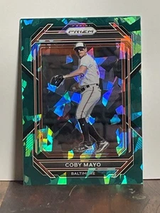 2023 Panini Prizm Coby Mayo #163 Green Ice Prizm Free Ship - Bild 1 von 2