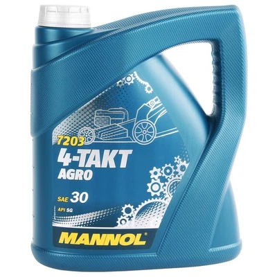 4-TAKT SAE 30 API SG MANNOL AGRO VIERTAKT 4T MOTOR-ÖL RASENMÄHER TRAKTOR 4 LITER - Bild 1 von 3