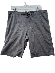 Prana Shorts Mens Size Medium Grey Lightweight Travel Beach Boho 36” Waist - Picture 1 of 11