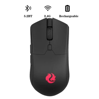 Dual Mode Bluetooth & 2.4G Wireless Gaming Mouse Silent Rechargeable Ergonomic - Image 1 of 3
