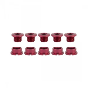 ORIGIN8 Single-Ring Alloy Bolts MX/Single Alloy M8x6mm Bolt / M8x4mm Nut Red - Picture 1 of 1
