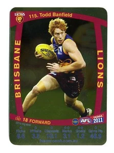 2011 Teamcoach GOLD (115) Todd BANFIELD Brisbane - Picture 1 of 1