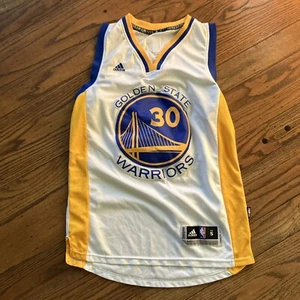 Adidas Stephen Curry Golden State Warriors NBA finals Swingman Jersey Sz S +2 - Picture 1 of 8