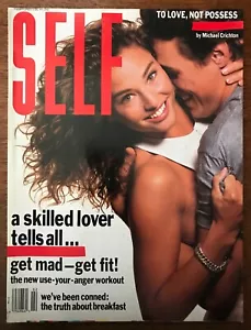 Jill Goodacre - SELF magazine - February 1990, Marlee Matlin, Carrie Fisher - Picture 1 of 16