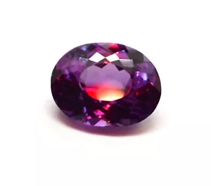 Genuine Oval Cut 14.45 CT Incredible Color Changing Alexandrite Loose Gemstone - Picture 1 of 9