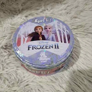 Spot It! Disney Frozen 2 II Card Game Metal Tin Spot the Match Ages 4+ - Picture 1 of 3