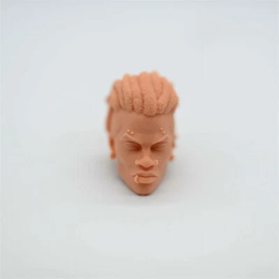 1/18 比例短发蜘蛛侠头饰雕塑未上色适合 3.75 人偶 B 风格 — 第 1/2 张图片