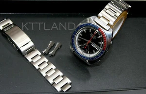 Cinturino orologio STL STELUX originale NOS vintage SEIKO anni 70 per 6139 vecchio magazzino - Foto 1 di 10
