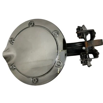 2006 Chrysler PT Cruiser Chrome Fuel Filler Gas Tank Fill Door 01 02 03 04 05 07 - Image 1 of 4