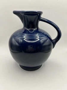Vintage Fiestaware Carafe pitcher Cobalt Blue 7.5"H - Picture 1 of 6