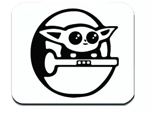 Almohadilla de mouse suave para juegos computadora portátil PC almohadilla óptica para mouse bebé Yoda almohadilla para mouse - Imagen 1 de 1