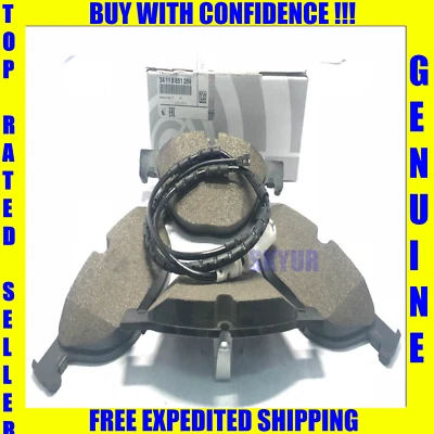 Juego Pastillas Freno Delanteras BMW F10 F01 F02 Con Sensor 535 550 650 740 750 Original  Foto 1 de 3