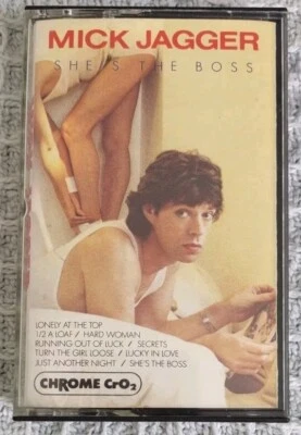 Vintage 1985 Mick Jagger Cassette: She's The Boss.  Tested - Image 1 of 4