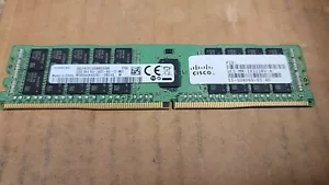 UCS-MR-1X322RV-A 15-104065-01 CISCO 32GB PC4-2400T Samsung M393A4K40CB1-CRC4Q - Picture 1 of 3