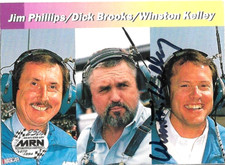 WINSTON KELLEY signed 1994 PRO SET POWER card NASCAR auto #MRN72