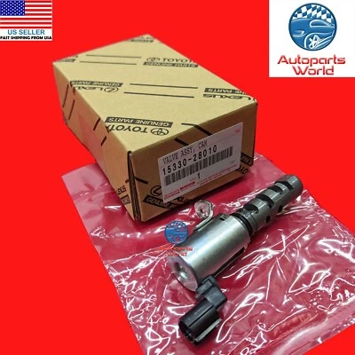 VÁLVULA DE CONTROL DE ACEITE DE DISTRIBUCIÓN DE CÁMARA ORIGINAL TOYOTA CAMRY HIGHLANDER RAV4 tC 15330-28010 Foto 1 de 4