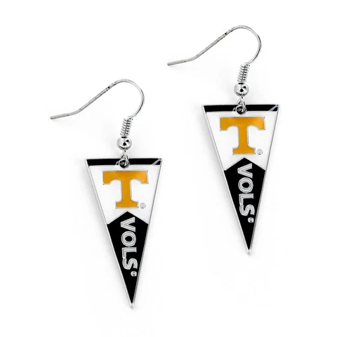 Tennessee Volunteers Dangler Earrings - Pennant Cover