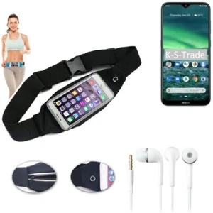 For Nokia 2.3 Jogging case + EARPHONES beltbag belt bag sportsbag running with o - Zdjęcie 1 z 5