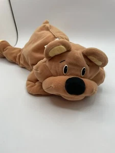 Fisher Price Rumple Bear marrone chiaro peluche morbido vintage 1993 floppy 18" - Foto 1 di 8