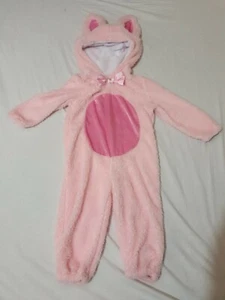 12-18 Months Girls Fancy Dress cute pink fluffy bunny with bowtie (C) - Picture 1 of 4