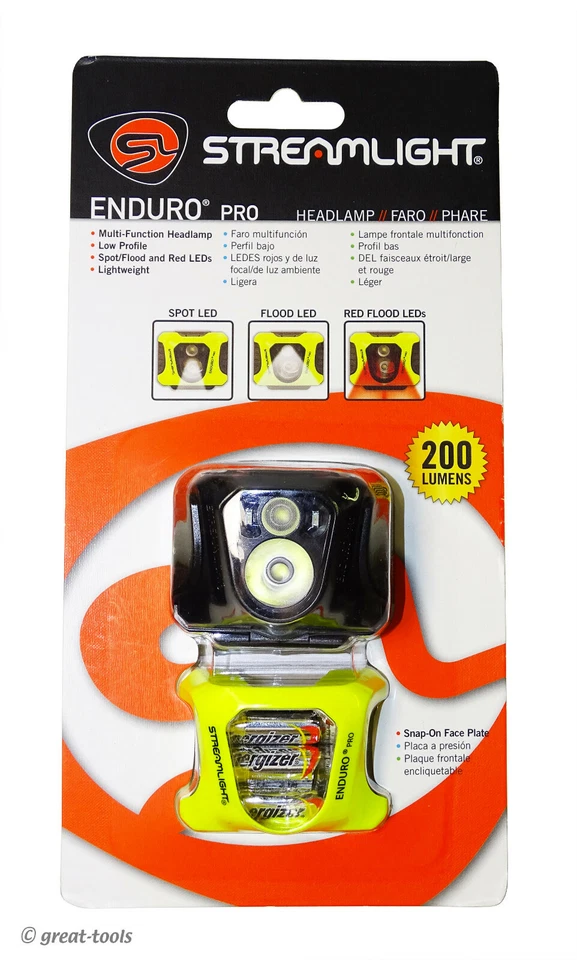 Streamlight 61420 Enduro Pro LED Headlamp Flashlight 200 Lumens