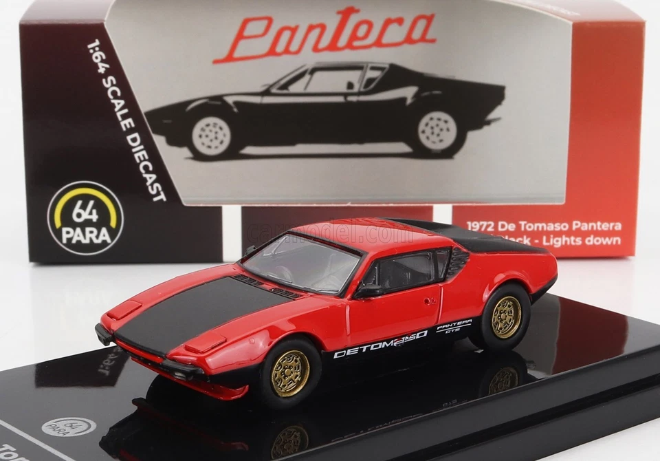 1/64 PARAGON-MODELS - DE TOMASO - PANTERA RHD 1972 - LIGHT DOWN PA-65644 - Immagine 1 di 1