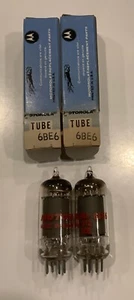 Pair 6BE6 RCA NOS Motorola Branded, Matching Date Codes, Halo Getter - Picture 1 of 6