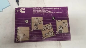 cummins diesel engine operation and maintenance manual M11 models - Picture 1 of 4