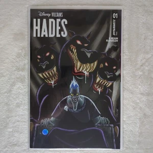 Disney Villains Hades #1 Disney Day 2023 Exclusive Variant Trade Bill Galvan - Picture 1 of 7