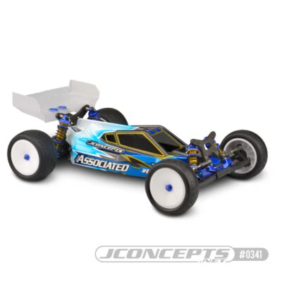 JConcepts 0341 "P2" High-Speed Body w/6.5" Aero Wing (Clear) B6/B6D - Image 1 of 4