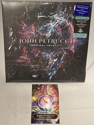 LP JOHN PETRUCCI Terminal Velocity (COLOR Vinyl w/SIGNED CARD, 2020) NEW MINT SS Foto 1 de 3