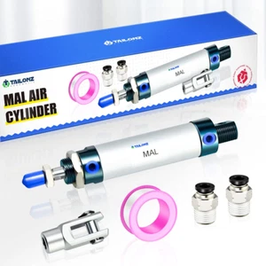 Cilindro Aire Neumatico Cadena Doble 150 mm Diametro Innenraum 25 mm Montaje 6 mm - Bild 1 von 7