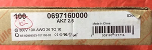 WEIDMULLER 0697160000 DIN Rail Terminal Plugs (62 plugs in the pack) - Picture 1 of 2