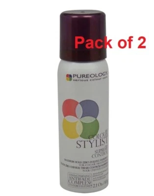 Pureology Colour Stylist Supreme Control Hairspray, 2.1 Oz (Pack of 2) 1Day Ship - Image 1 of 2