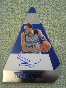 2013-14 Crown Royale TAYSHAUN PRINCE Choice Award Blue Autograph #/20 Grizzlies - Picture 1 of 2