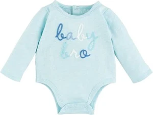 Mud Pie H4 Kids Announcements Baby Brother Bro Crawler 12600347B - Choose Size - Picture 1 of 4