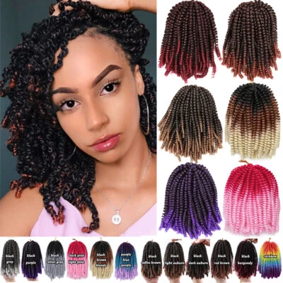 Extensiones de cabello trenzado Passion Twist trenzado resorte 8" pre-torcido Foto 1 de 4