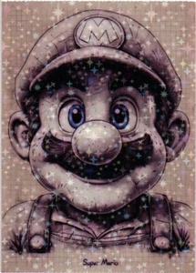 Super Mario Trash Bin Kids Trading Card - Picture 1 of 4