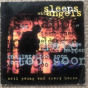 NEIL YOUNG AND CRAZY HORSE SLEEPS WITH ANGELS VINYL RECORD 1994 -LP - Picture 1 of 10