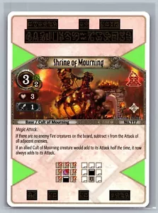 The Eye of Judgment Shrine Of Mourning #117 Sony PS3 Biolith Rebellion Set 2 - Picture 1 of 2
