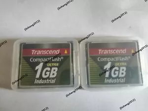 2PCS Transcend CompactFlash ULTRA 1GB Industrial CF memory card TS1GCF100I - Picture 1 of 2
