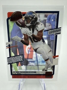 2023 Panini Clearly Donruss - Clearly Highlights Red #7 Jerry Jeudy /100 - Picture 1 of 3
