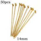 Essential Stainless Steel Round Head Pins Pack of 50 for Crafty Projects